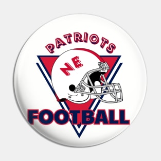 New England Football Vintage Style Pin