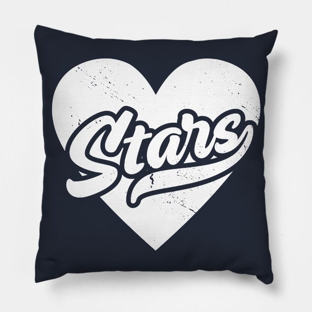 Vintage Stars School Spirit // High School Football Mascot // Go Stars Pillow by SLAG_Creative