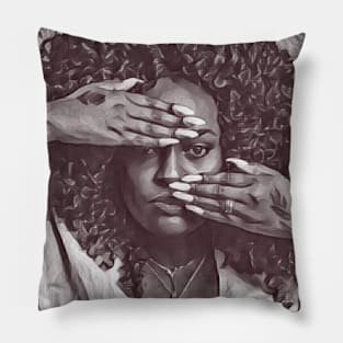 A Black Woman's Strength Pillow