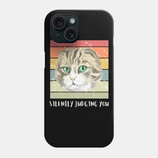 Silently judging you. Phone Case