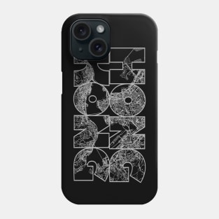 Hong Kong Street Map Phone Case