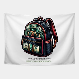 Money Backpack Tapestry