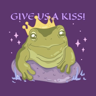 “Give Us A Kiss” Chill Frog Prince T-Shirt