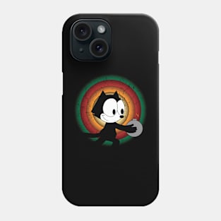 Felix the Cat Paws and Playfulness in Cinematic Style Phone Case