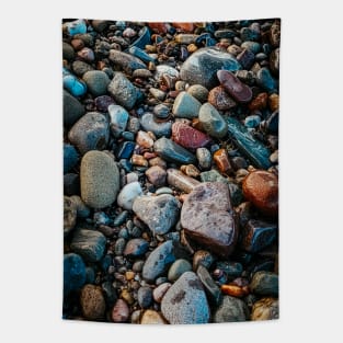 Pebble at the Beach, New-Brunswick, Canada V3 Tapestry