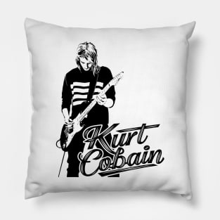 kurt cobain nirvana t-shirt` Pillow