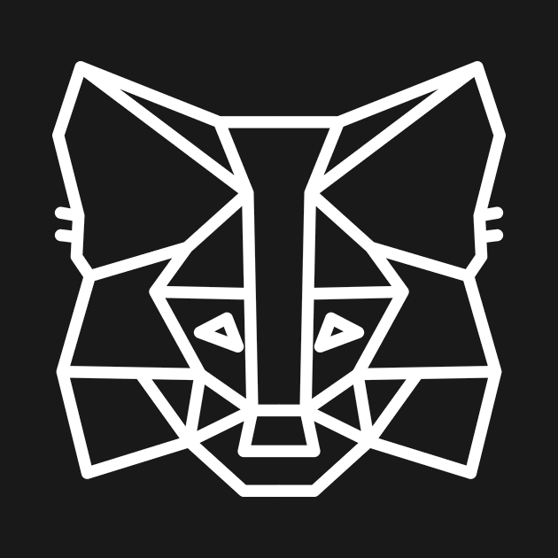 MetaMask Fox White by cryptogeek