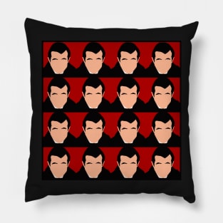 Dracula - Claes Bang (repeat) Pillow