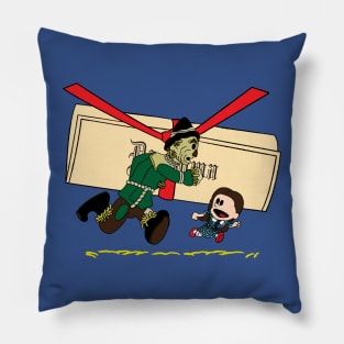 Lets see the Wizard! (Scarecrow & Dorothy) Pillow