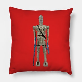 Vintage Scary Robot Pillow