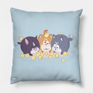 Dogs and chickens Pillow