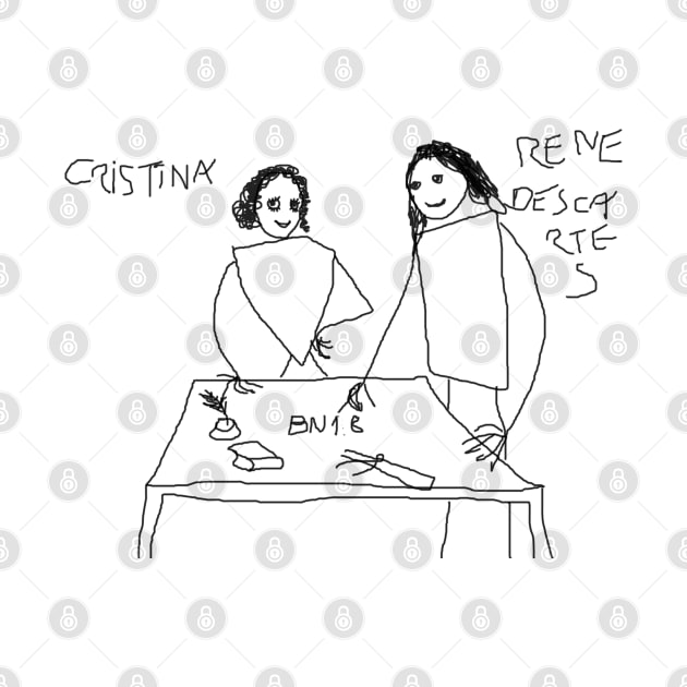 Cristina and Rene Descartes by BN18 by JD by BN18 