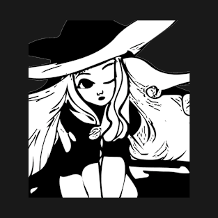 Cute Stylish Witch T-Shirt