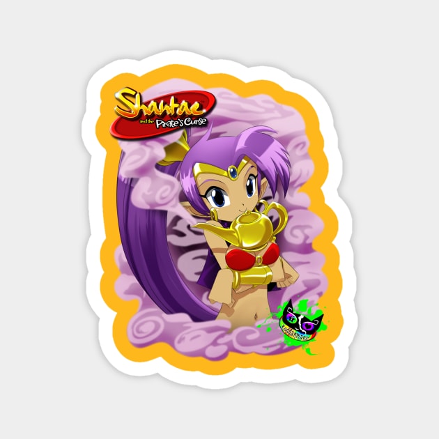 Shantae - Lamp - T-Shirt Magnet by Reddanmanic