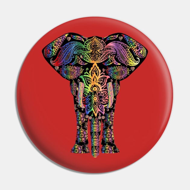 Mantra Elephant Pin by smashing_cool