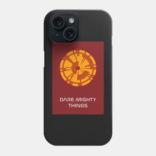 JPL/NASA Perseverance Parachute "Dare Mighty Things" Poster #4 Phone Case