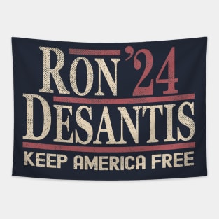 Ron DeSantis 2024 Keep America Free Tapestry