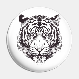 Tiger Head Design Pin