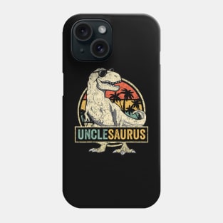 Unclesaurus T Rex Dinosaur Uncle Saurus Family Matching Phone Case