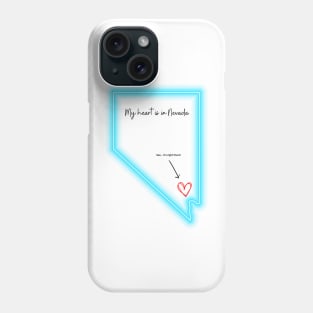 My heart is in Las Vegas Nevada Phone Case