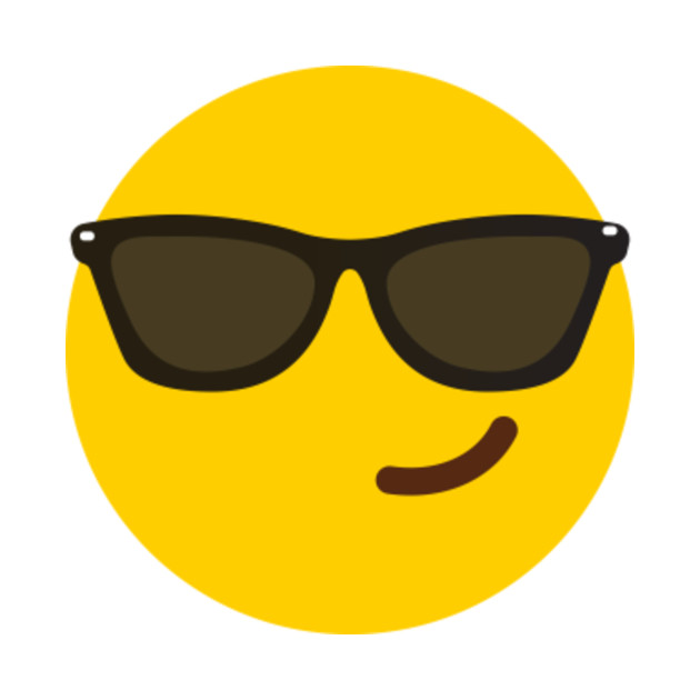 Sunglasses Emoji Sunglasses Emoji TShirt TeePublic