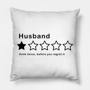 Husband Review Pillow