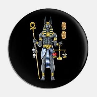 Anubis Egyptian Mythology God Pin