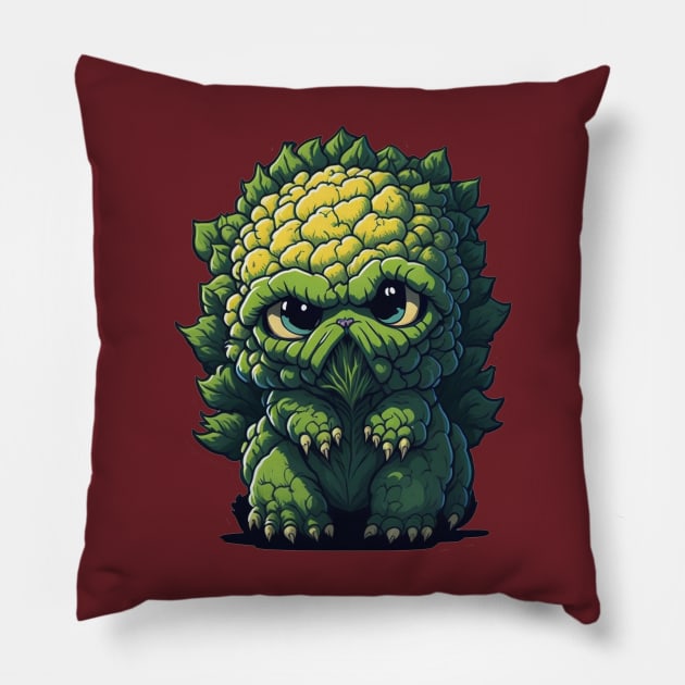 Cauliflower - Monsters Pillow by YrtemmyS