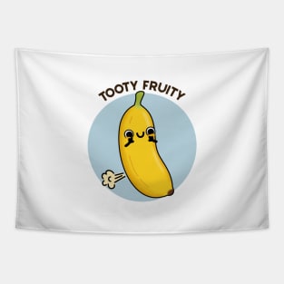 Tooty Fruity Funny Fruit Pun Tapestry