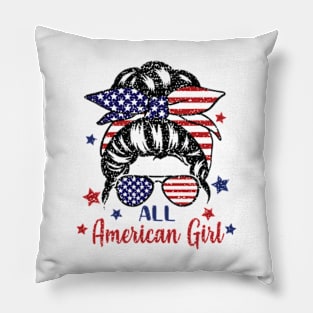 All American Girl Pillow