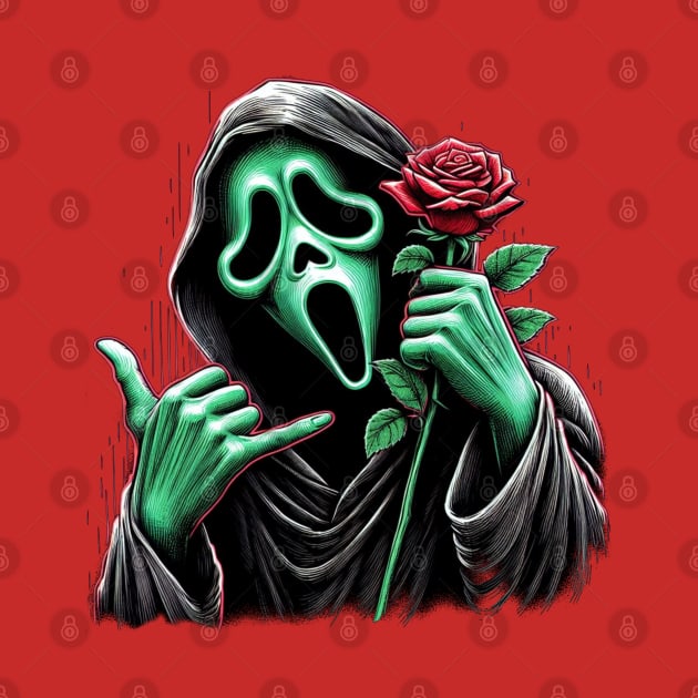 Ghostface Call Me valentines Scream Movie by DarkWave