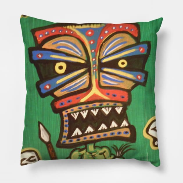 Colorful Cannibal Pillow by Voodoobrew