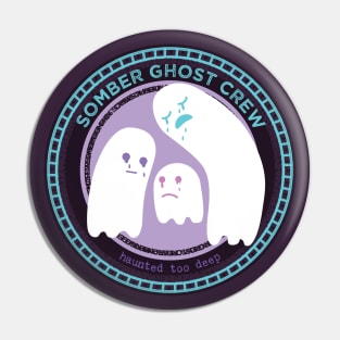 Somber Ghost Crew [Round Stamp] Pin