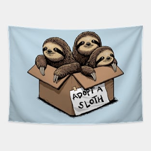 Adopt a Sloth Tapestry