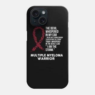 The Devil- Multiple myeloma Awareness Support Ribbon Phone Case