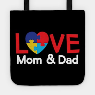 Love Mom And Dad Tote