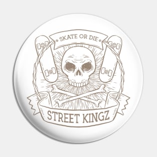 Streetkingz Skateboarding Pin