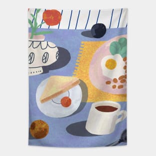 Still life still here vegetarian Tapestry