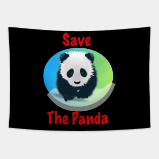Save The Panda Tapestry