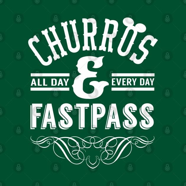 Churros and Fastpass by PopCultureShirts