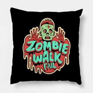 Zombie walk fail Pillow