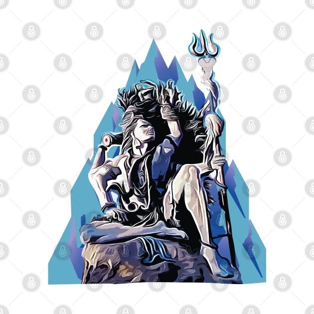 Lord Shiva Mahadev Azhimala Hindu Maha Shivratri by alltheprints