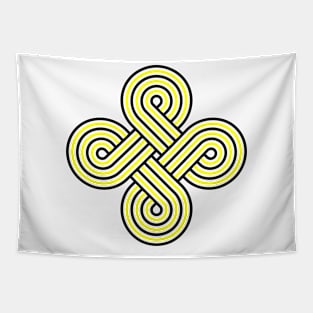 Abstract Infinite Gold Tapestry