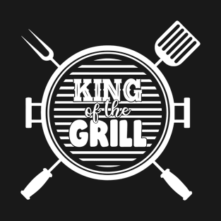 Best BBQ Gift - King of the Grill - Fathers day Barbecue Gift T-Shirt