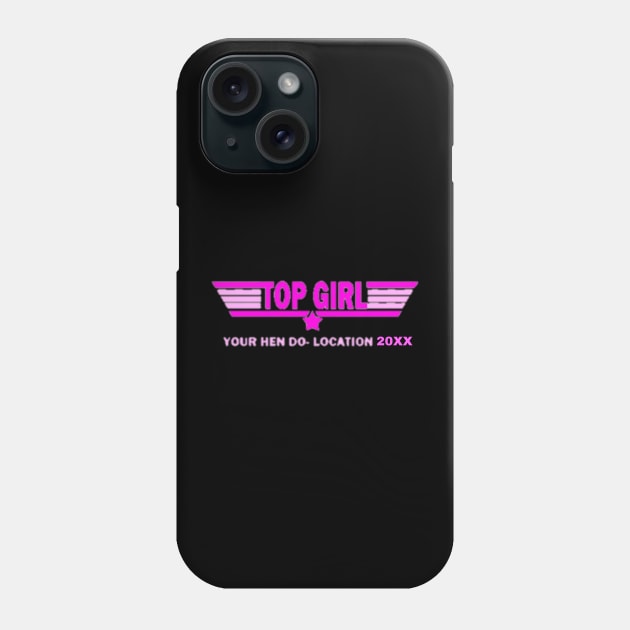 TOP GIRL Phone Case by tzolotov