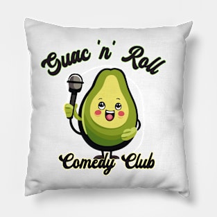 Avo-Laughs Only: Hilarious Avocado Stand-Up Comedy Tee Pillow