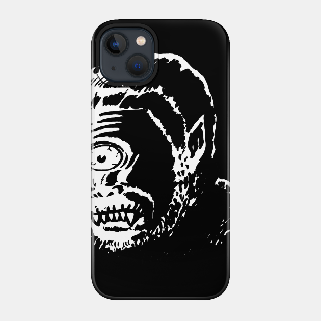 Retro Cyclops (white) - Monster - Phone Case