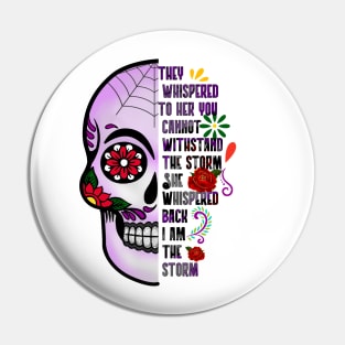 Mexican Sugar Skull Pin