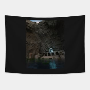 Glowing Cave Object Tapestry