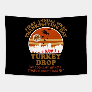 WKRP Turkey Real Drop Tapestry